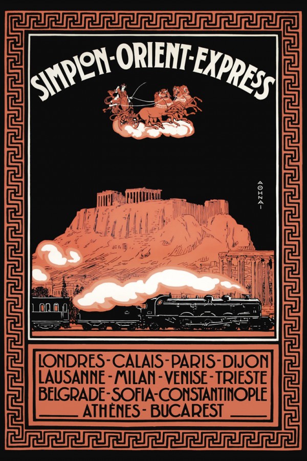 Simplon Orient Express poster, 1926  Print